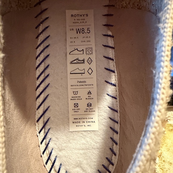 New Rothy's The Lug Texture Loafers in the Snowcap Boucle Color Size 8.5 - Picture 7 of 10